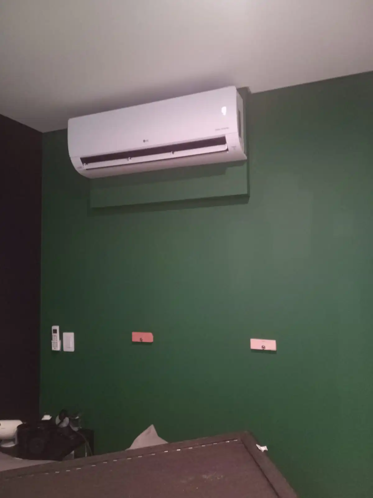 parade pintada de verde